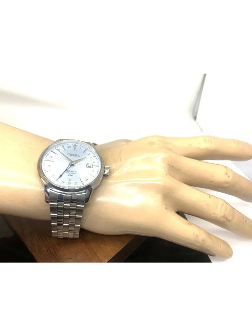 Seiko Men's Watch SSK037 Presage Cocktail Automatic GMT Stainless Steel 40.5mm - Picture 5 of 14